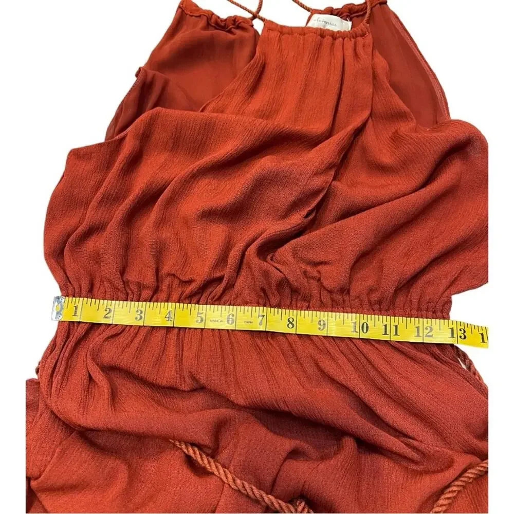 Anthropology Elevenses Burnt Orange North Beach Jumpsuit NWT - Picture 14 of 16